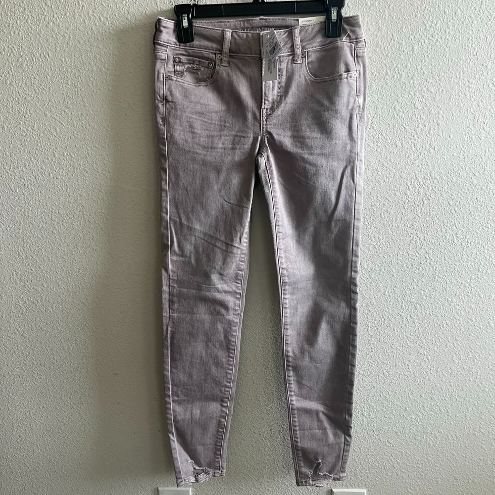 NWT American Eagle Women's Super Stretch Light Pink Jeggings Denim Size 2